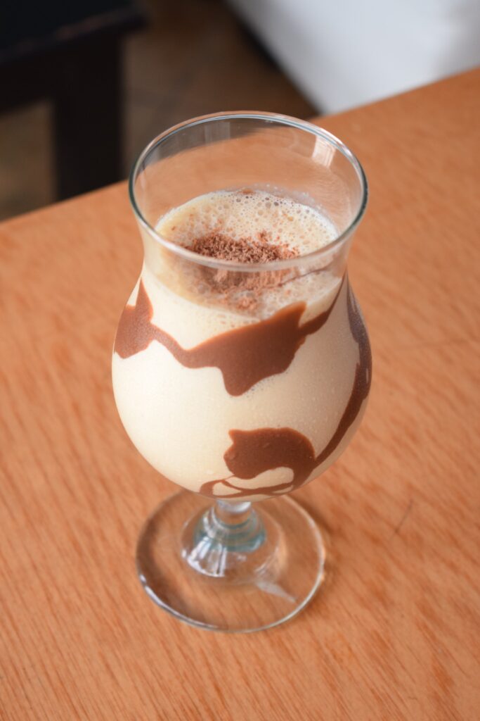 Bebida cremosa con chocolate de Almalibre