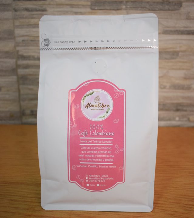 Empaque de café Almalibre