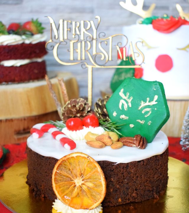 Tortas de Almalibre con decoración navideña